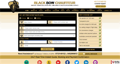 Desktop Screenshot of blackbowchauffeur.com.au